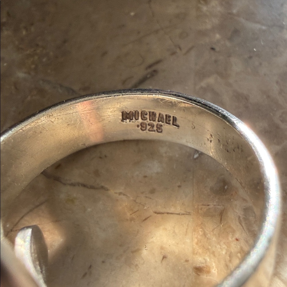 Australian Boulder opal and 925 ring adjustable by Michael - Picture 5 of 7